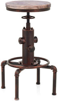 Red Bronze Industrial Bar Stool L90643