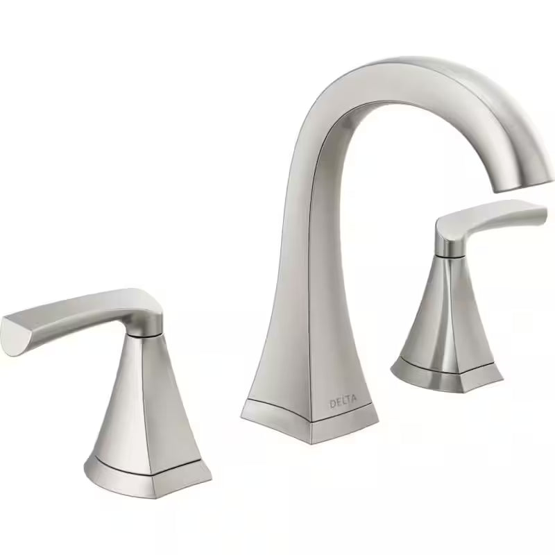 2-Handle Bathroom Faucet in Brushed Nickel E596