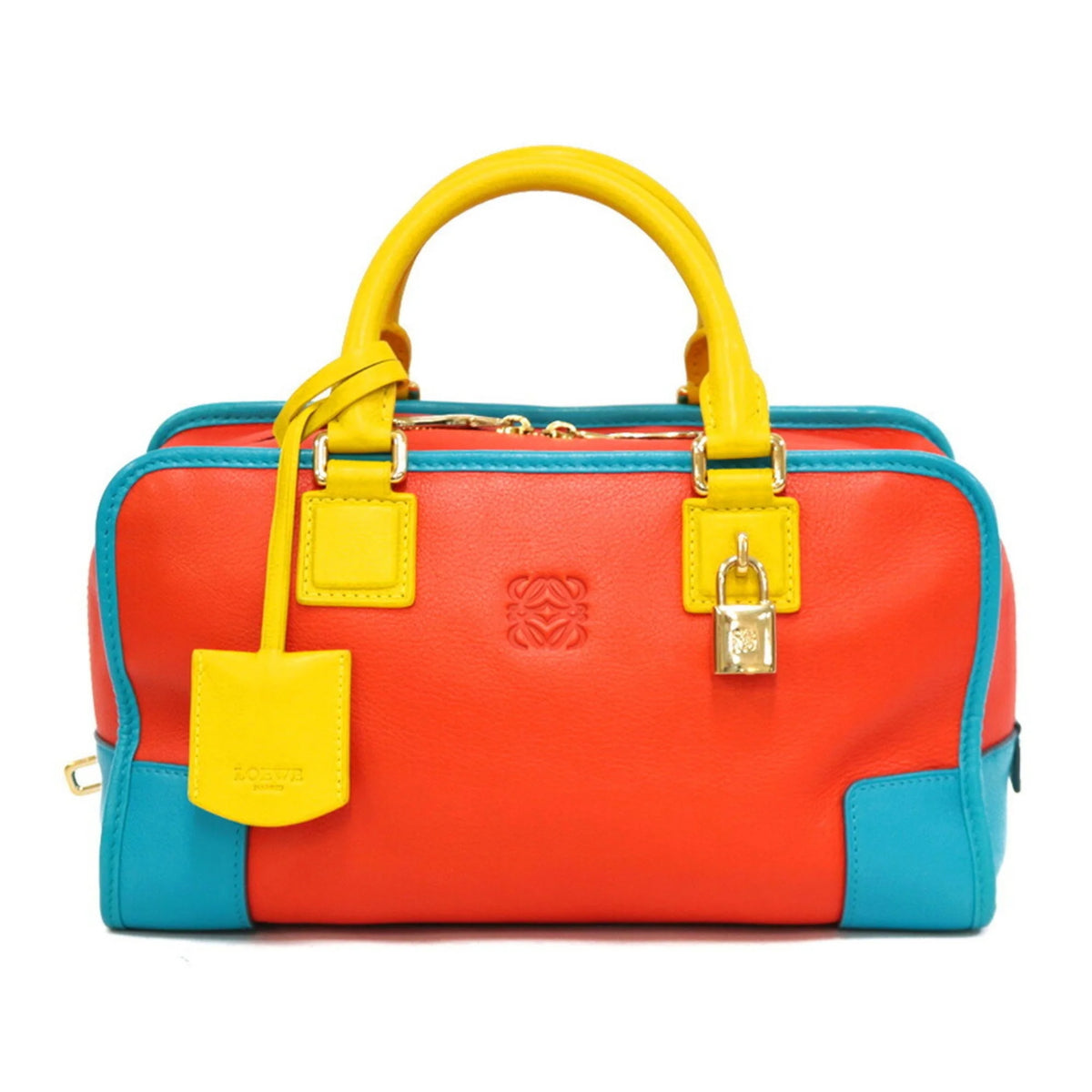 Pre-Owned Multicolor Leather Handbag F269575