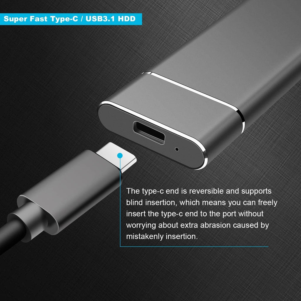 Black 2TB Portable External SSD C8648