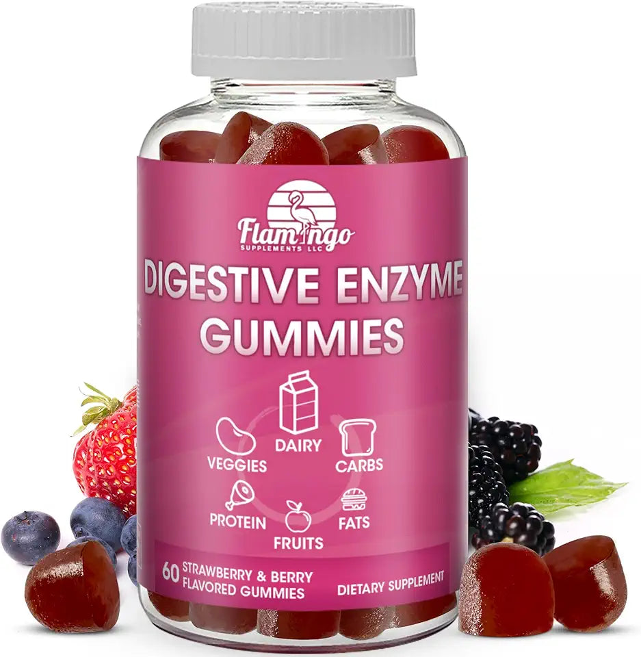 Chewable Digestive Enzymes Gummies 60 Count V78095