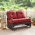Steel Outdoor Glider Loveseat Z465