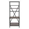 Industrial Metal 6-Shelf Bookcase K642