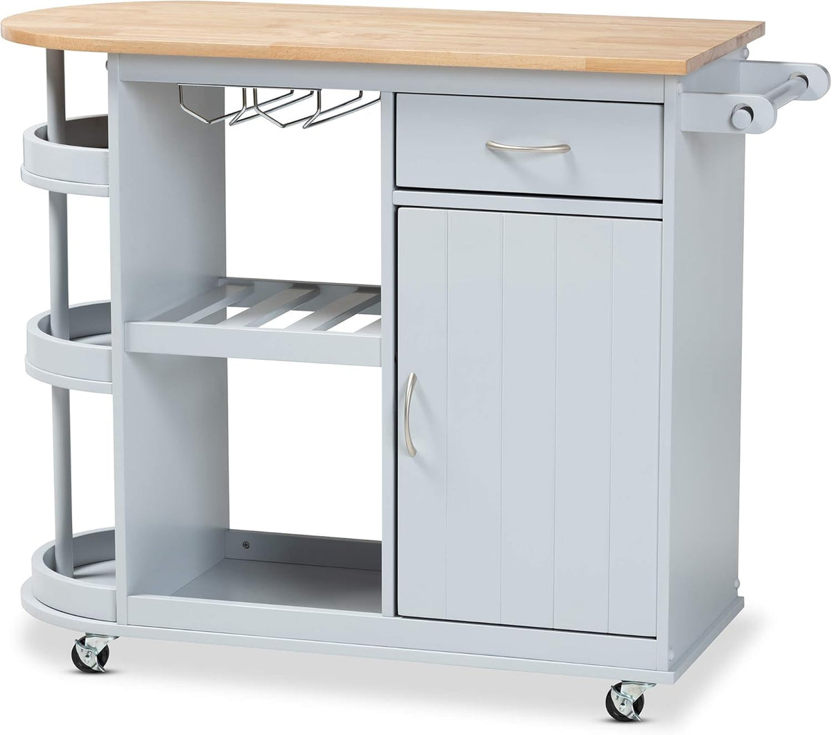 Light Grey Natural Trolleys and Carts Q92092