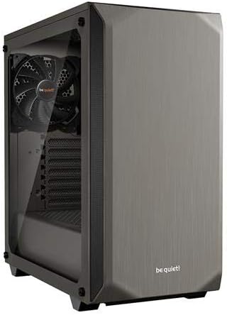 Black Mid Tower ATX Case with Tempered Glass Window O703