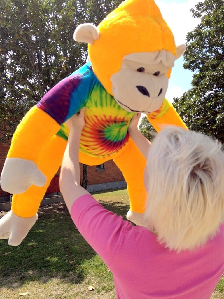 Yellow Plush Monkey 40-inches Tall V355