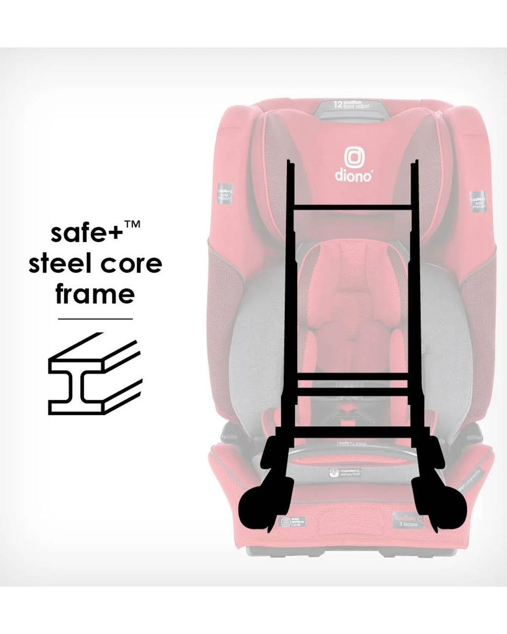 Purple All-in-One Convertible Car Seat G620645