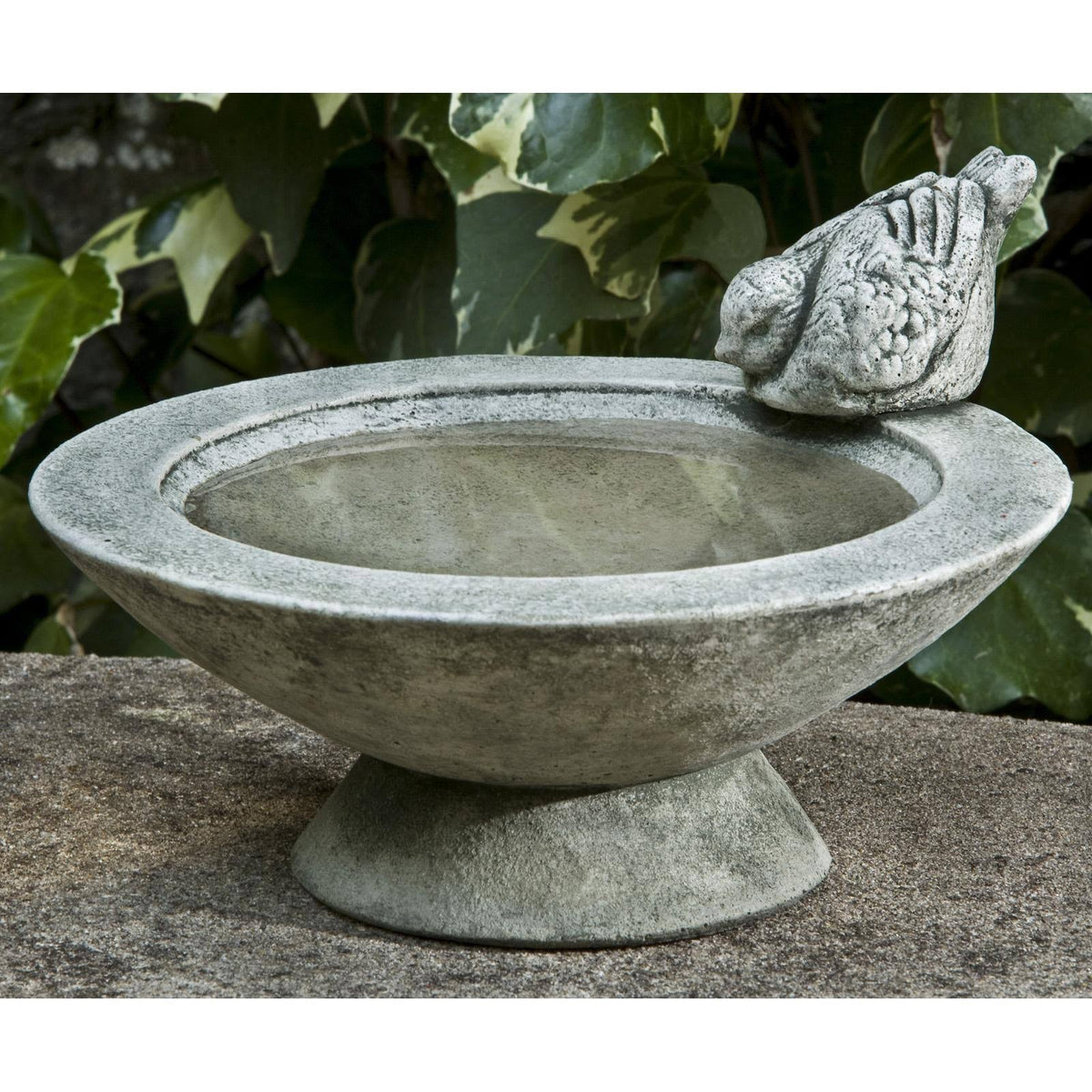Antique Cast Stone Bird Bath D891230