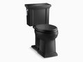 Black Two Piece Elongated Toilet K2295