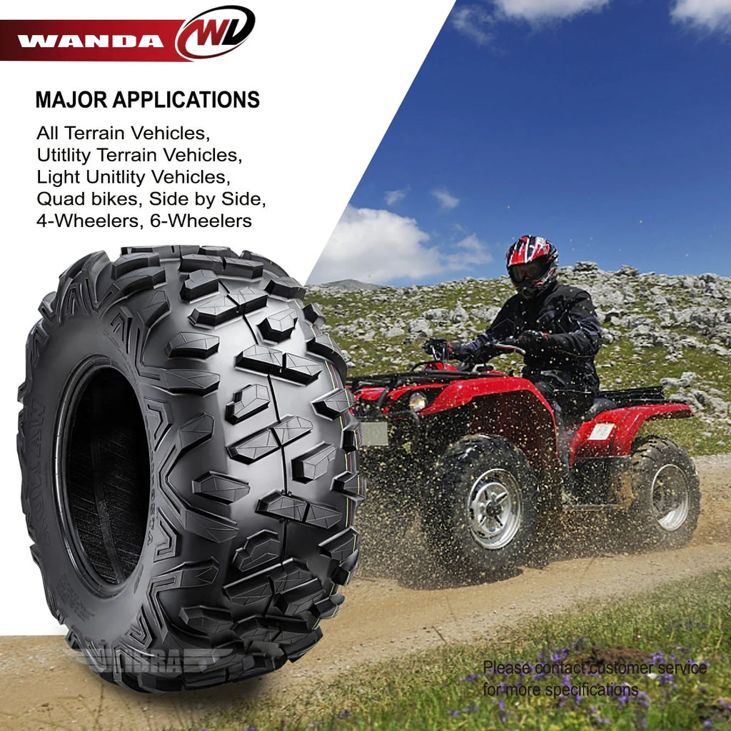 25X10-12 6PR ATV/UTV Tires Set 2 G76679