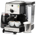 7 PC Espresso Machine & Cappuccino Maker with Steamer & Frother Z9271