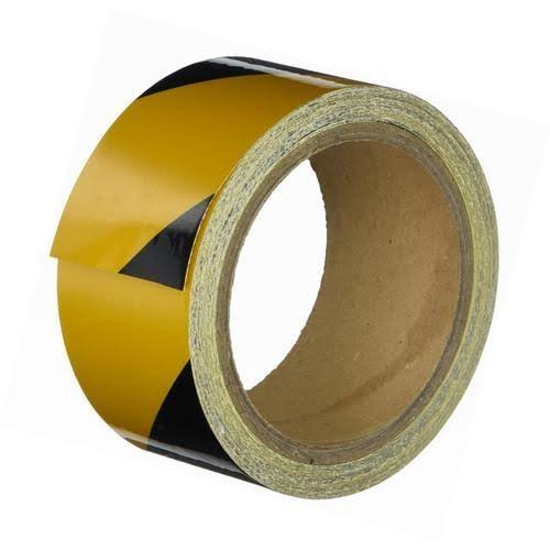 Reflective Hazard Black / Yellow Tape, 20 in x 33 ft N30088