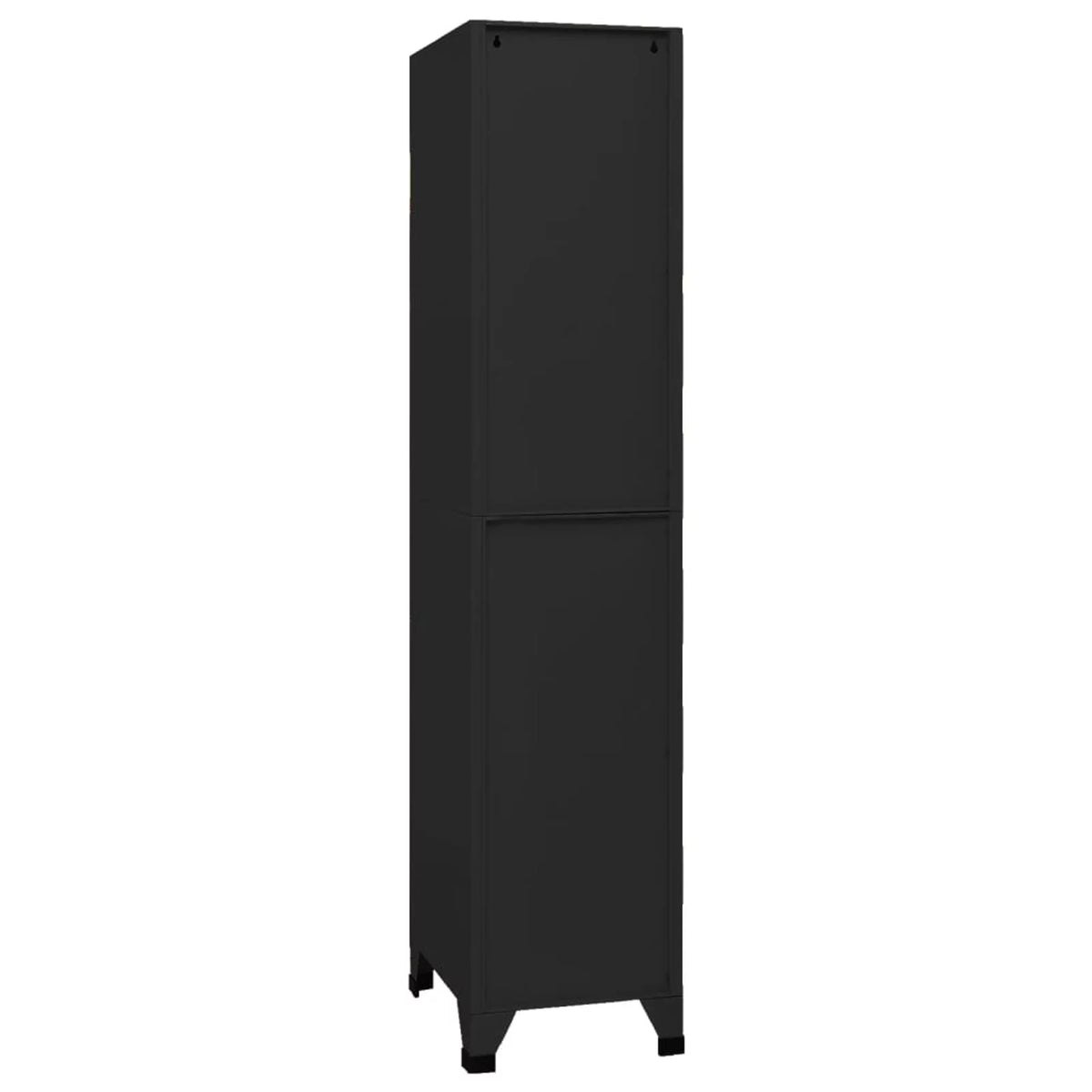 Black Steel Locker Cabinet with 3 Lockable Doors E322