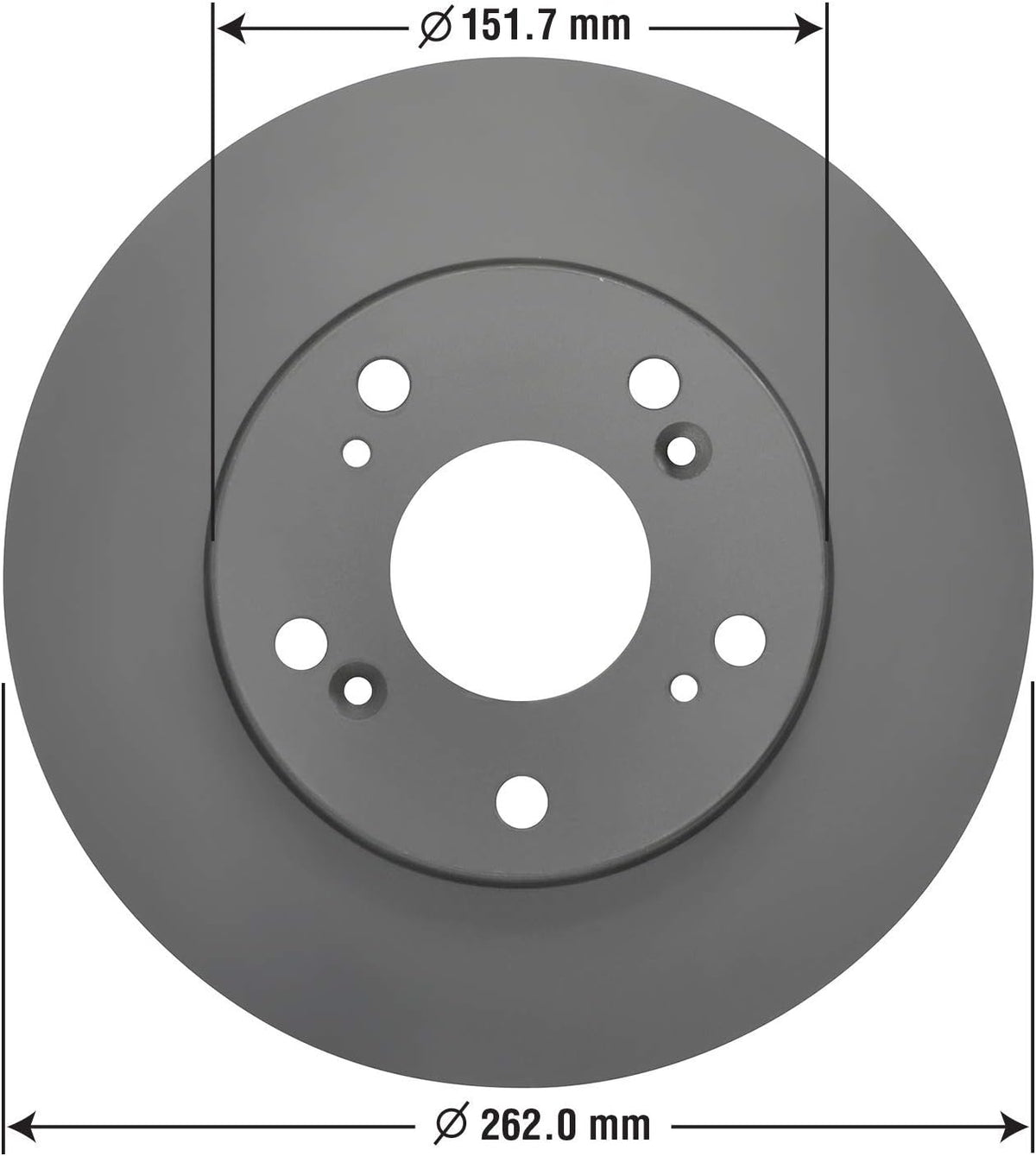 Pack of 2 Brake Rotor H529433