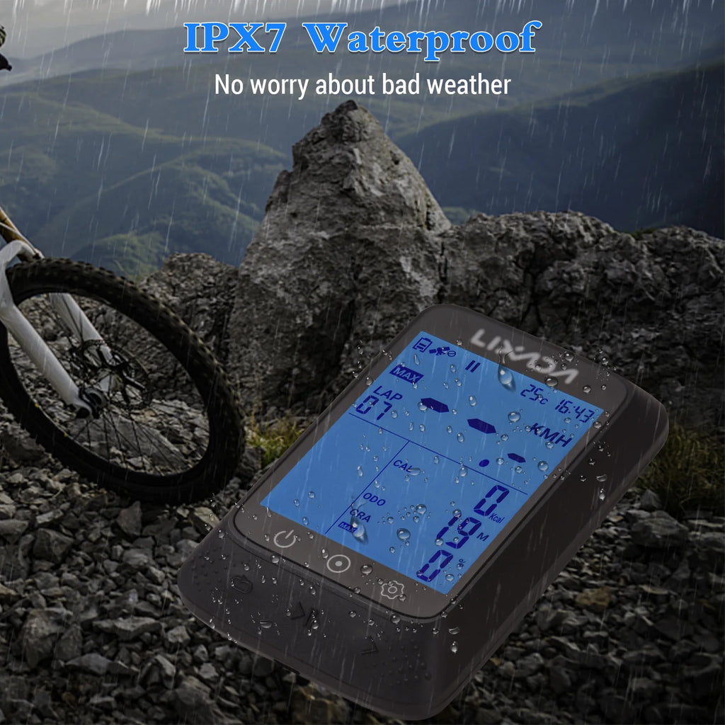 Wireless Waterproof Bike Computer with Altitude N3229