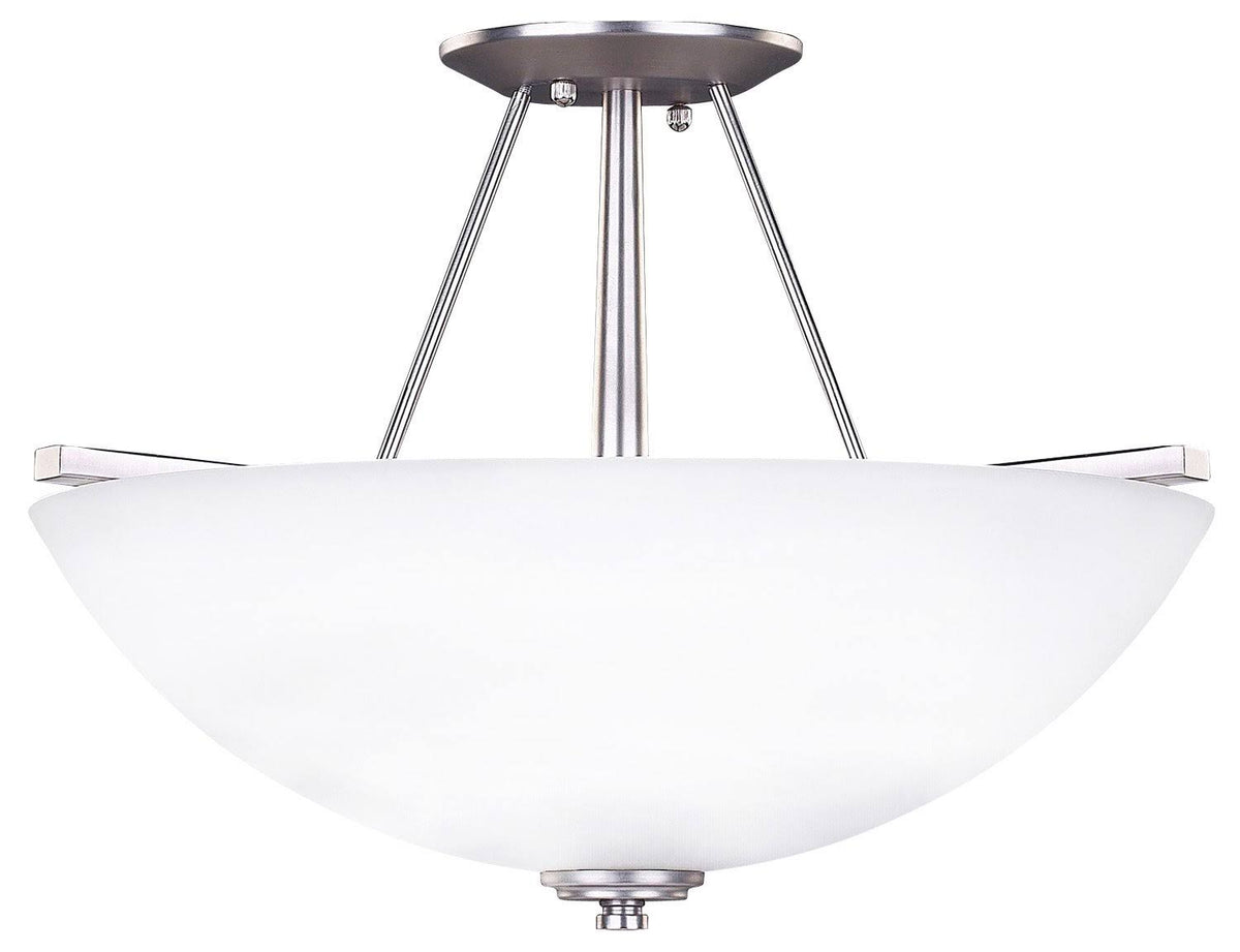 Pewter 3 Light Semi-Flush U88422