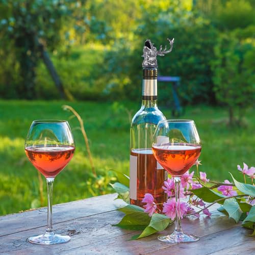 Creative Elk Head Wine Pourer Bottle Stopper M653572
