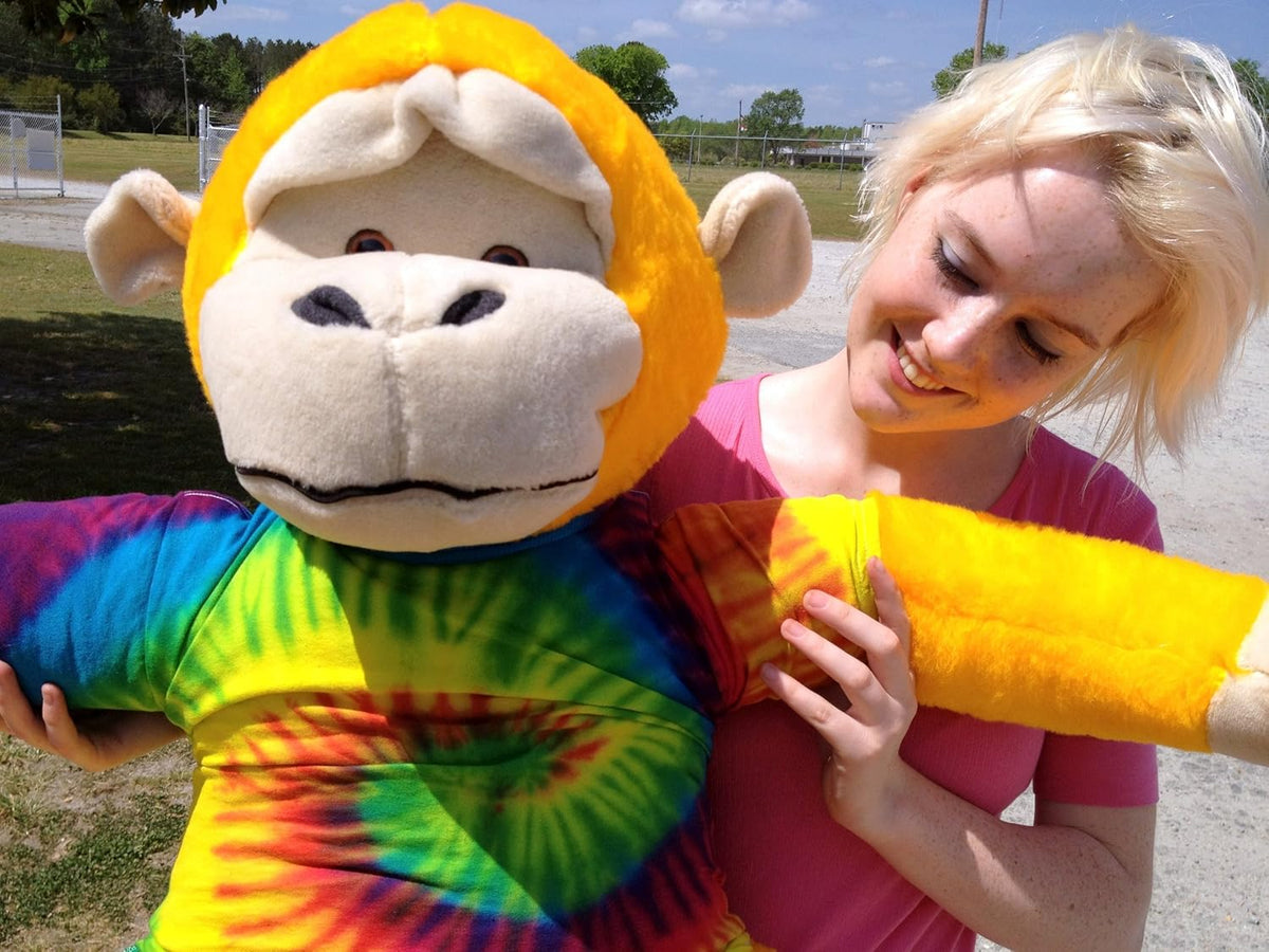 Yellow Plush Monkey 40-inches Tall V355