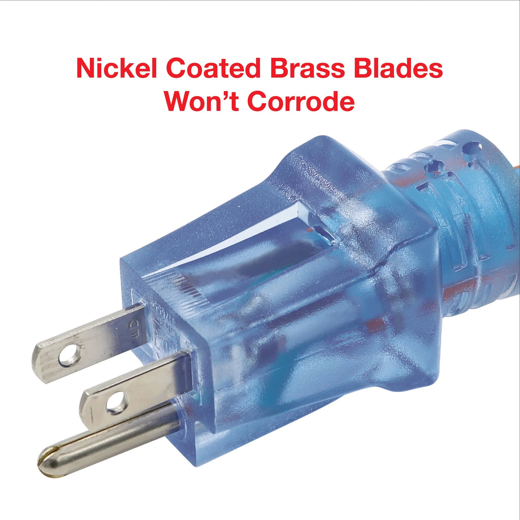 12/3 50 ft 3-Outlet Extension Cord with Lighted Connector I200739