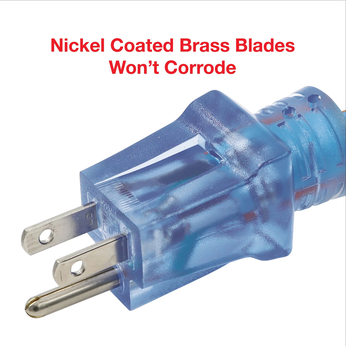 12/3 50 ft 3-Outlet Extension Cord with Lighted Connector I200739