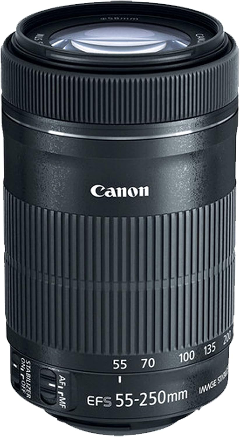 DSLR Camera with 18-55mm and 55-250mm and 420-800mm Lenses 64GB Memory Case Tripod Flash Remote 38pc Bundle E438138