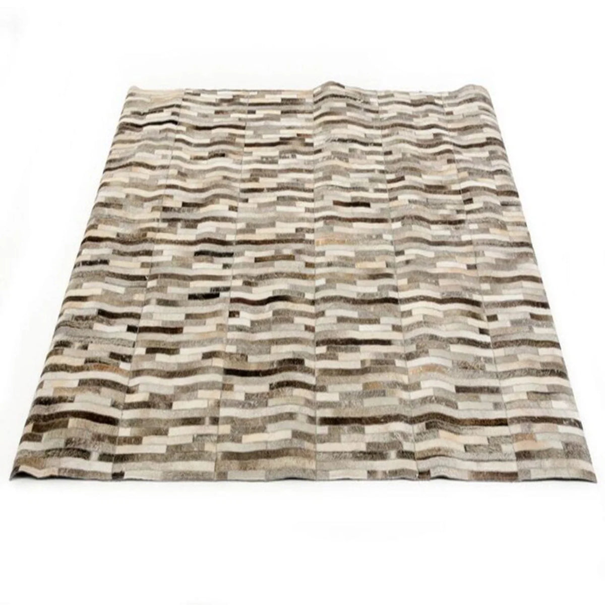 Modern Leather Small Area Rug Z328375