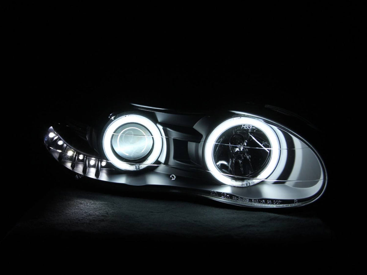 Black Projector Headlights for 1998-2002 Chevrolet Camaro V87079
