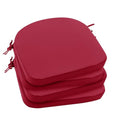 Waterproof Fade Resistant Outdoor Chair Cushions Set of 4 Navy Blue S200273
