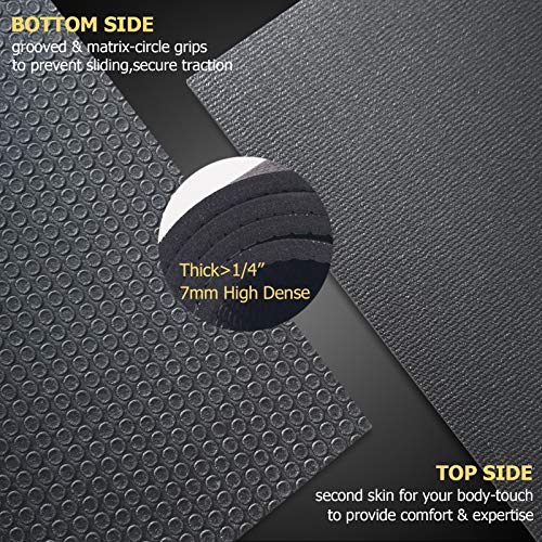 Large Non-Slip Exercise Mat 7mm U5695