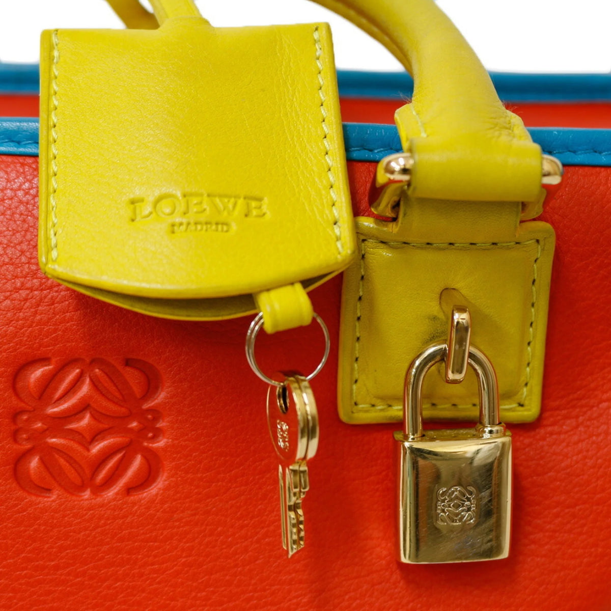 Pre-Owned Multicolor Leather Handbag F269575