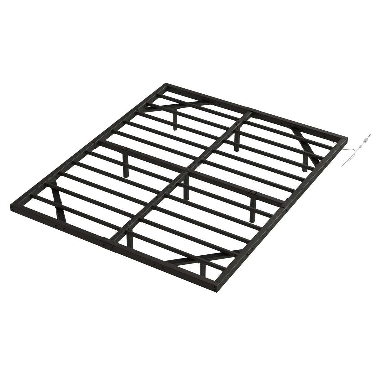 Queen Size LED Metal Platform Bed Frame Q66376