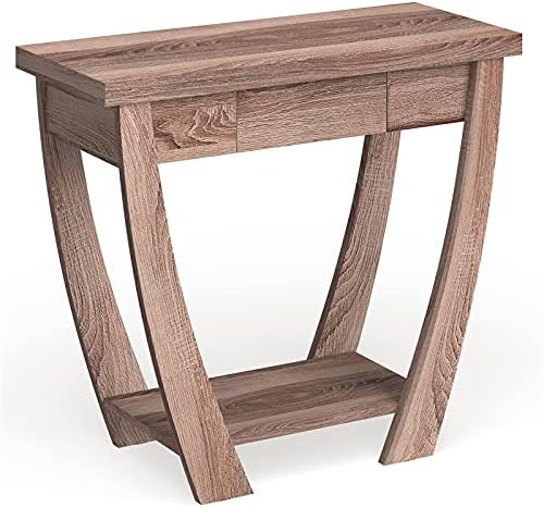 Modern Wood Console Table in Cappuccino D891098