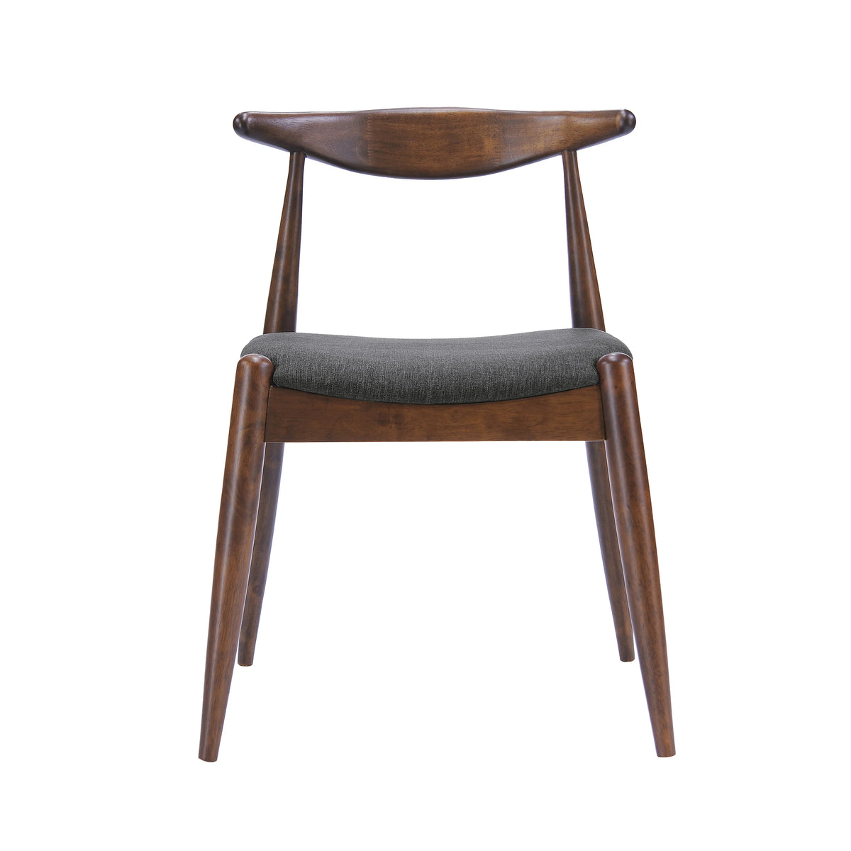 Charcoal Fabric Upholstered Dining Chairs, Set of 2 M5315