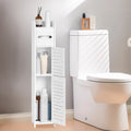 White Freestanding Bathroom Storage Shelf V60678