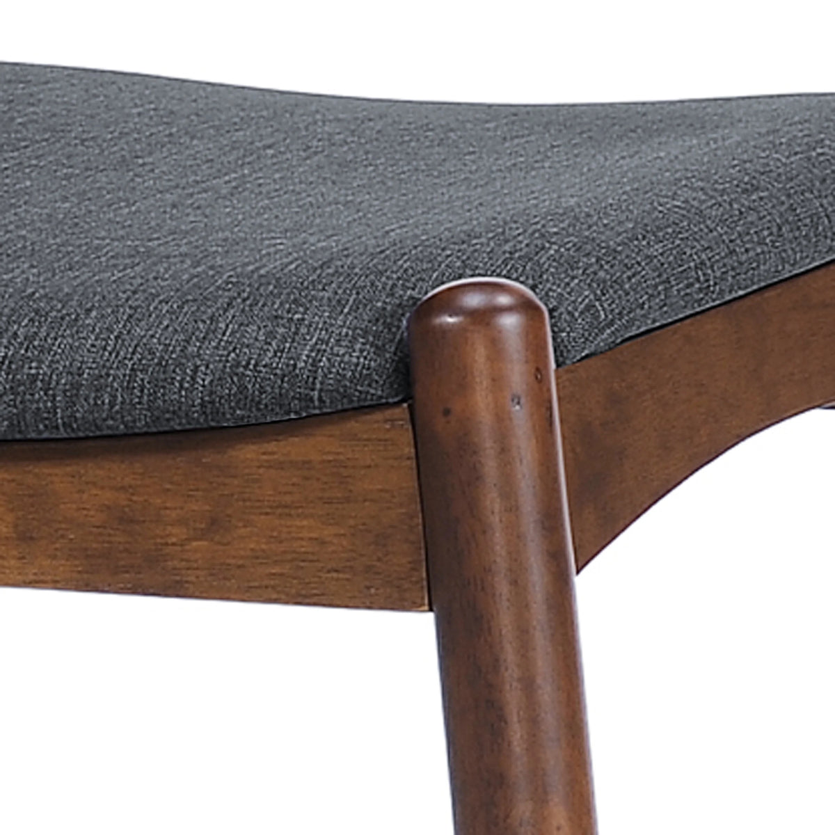 Charcoal Fabric Upholstered Dining Chairs, Set of 2 M5315