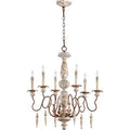 6 Light Candle Style Chandelier K873