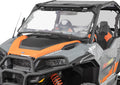 Heavy Duty Scratch Resistant Flip Windshield, 1/4" Thick Polycarbonate T659
