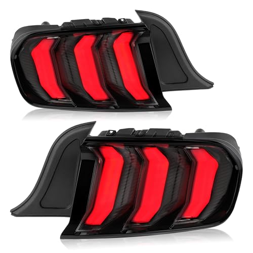 LED Tail Lights Assembly with Clear Lens Black Housing J233163