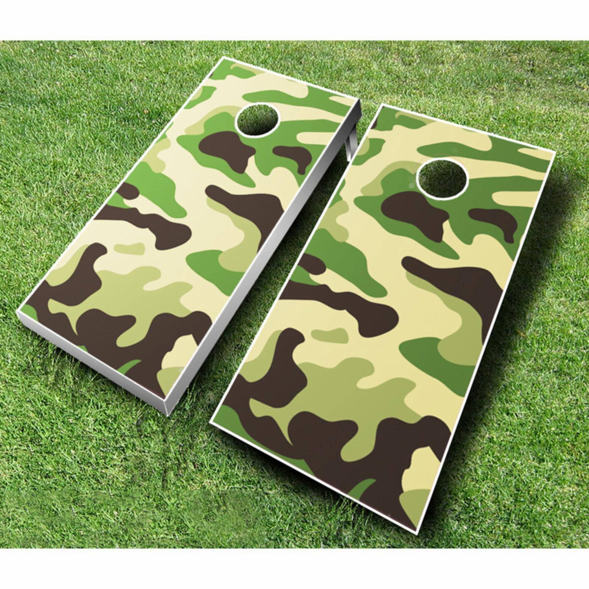 Yellow Grey Cornhole Set O807896