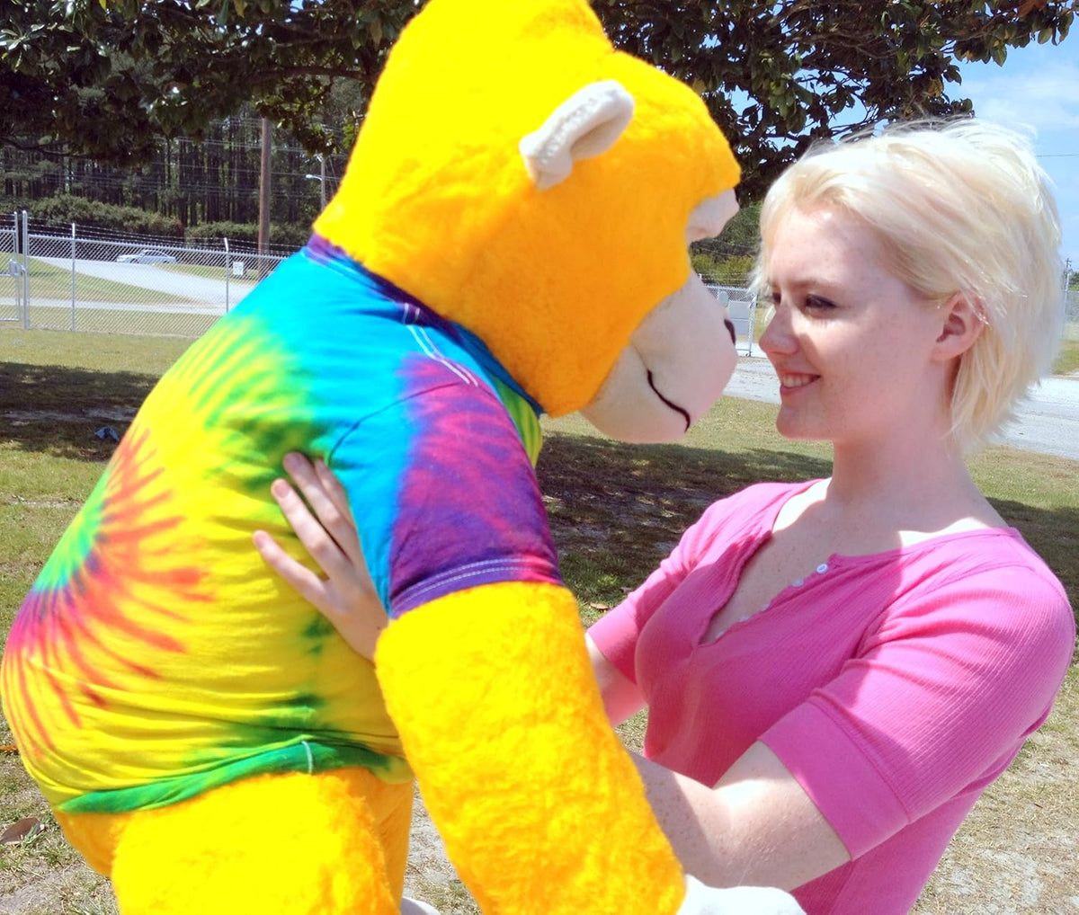 Yellow Plush Monkey 40-inches Tall V355