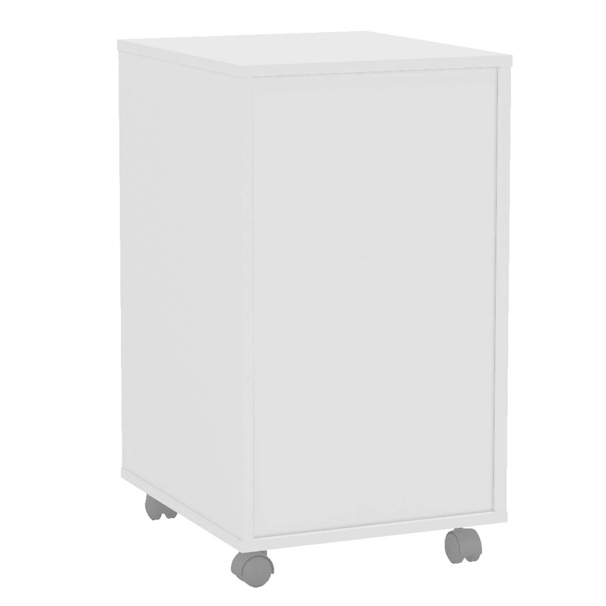 White 2 Drawer File Cabinet W649