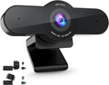 1080P 60FPS Webcam with Privacy Mode, Built-in 2 Noise Reduction Mics, Autofocus USB Camera W356