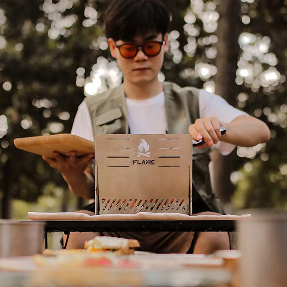 Detachable Stainless Steel Camping Stove C8328
