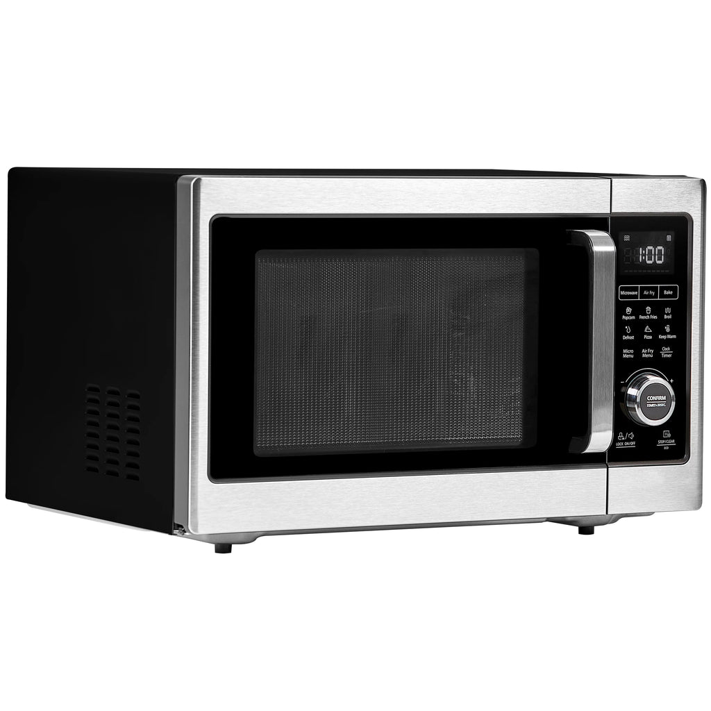 Stainless Steel Black Microwave Air Fryer D76754