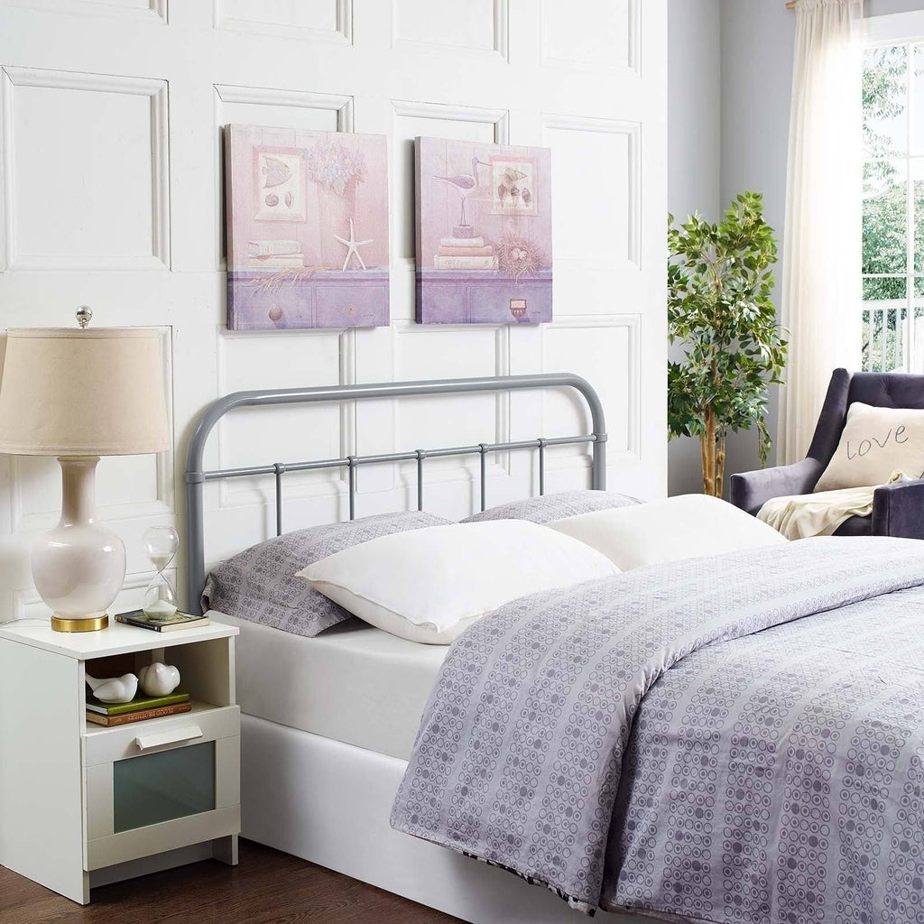 Brown Full Steel Headboard L4455