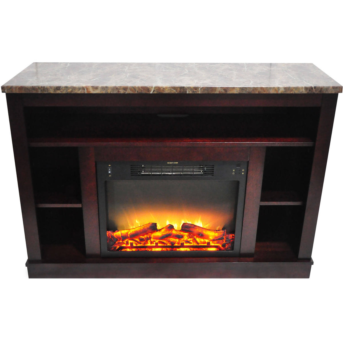 Mahogany Mantel Electric Fireplace G199223