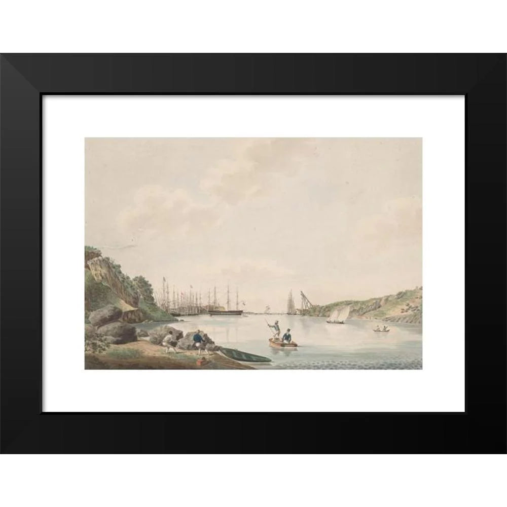 Black Modern Framed Art Print G361