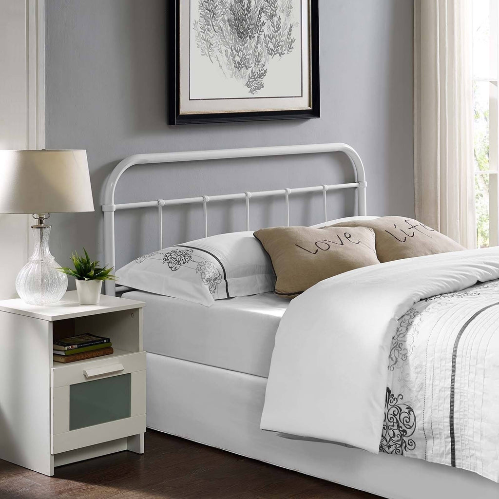 Brown Full Steel Headboard L4455