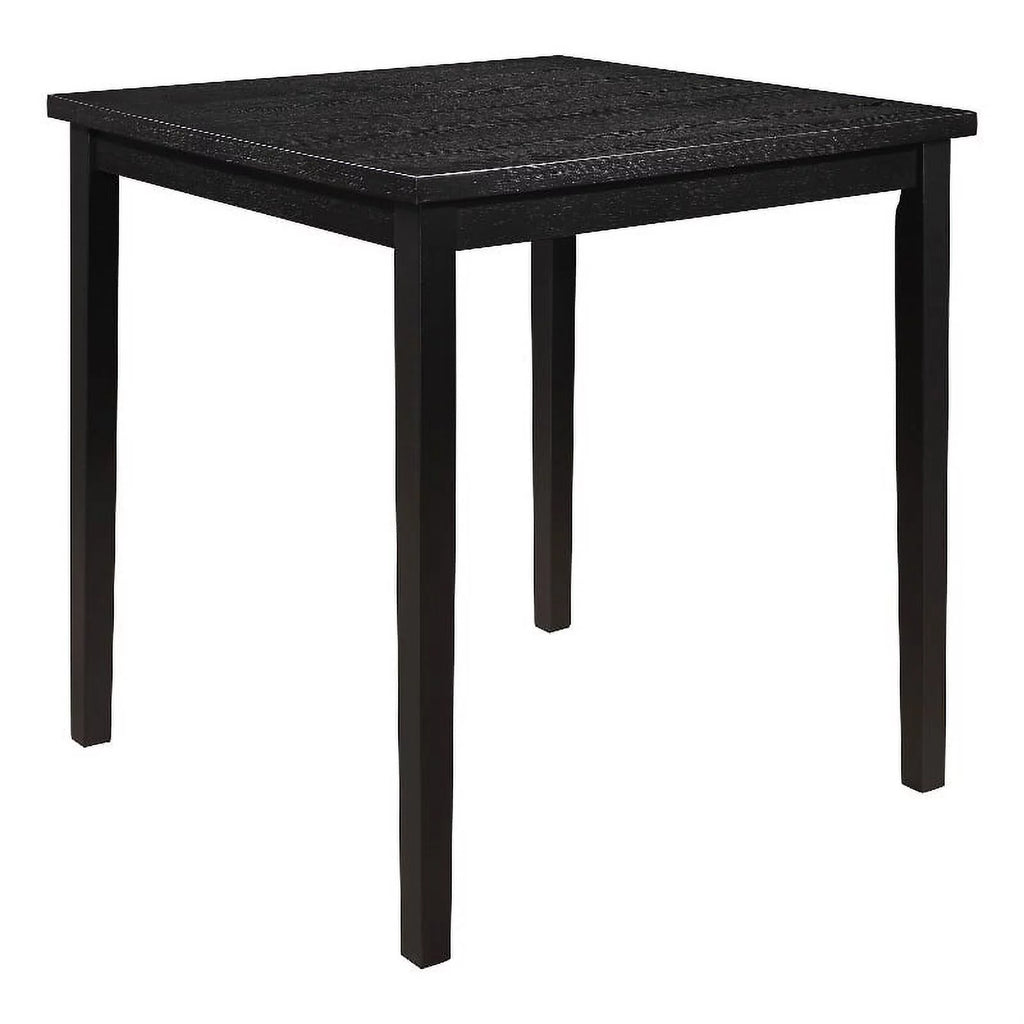 Black Wood Counter Height Dining Table F7177