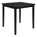 Black Wood Counter Height Dining Table F7177